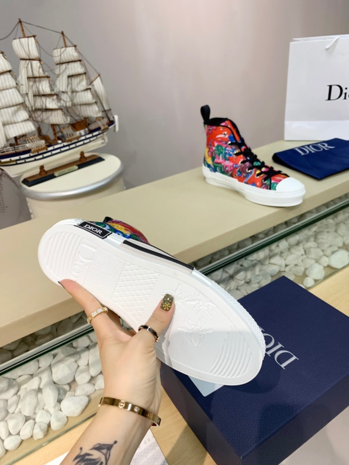  Arrenfashion Men Women D*ior Top Sneakers
