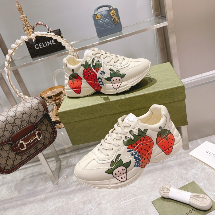  Arrenfashion Men Women G*ucci Top Sneaker
