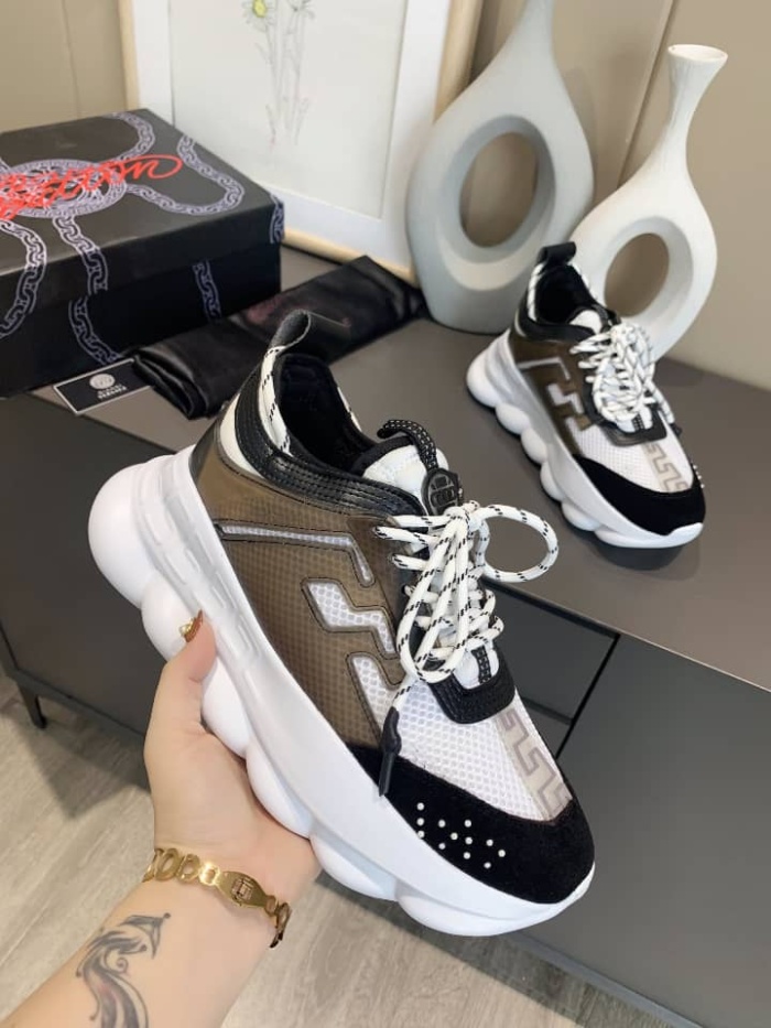  Arrenfashion Men Women V*ersace Top Sneakers