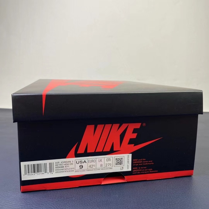  Arrenfashion Air Jordan 1 High OG“ Bordeaux” 555088-611