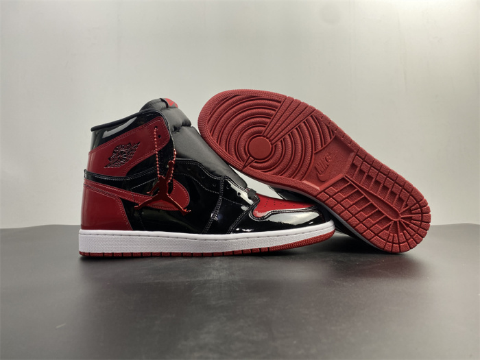  Arrenfashion Air Jordan 1 High OG “Bred Patent” 555088-063