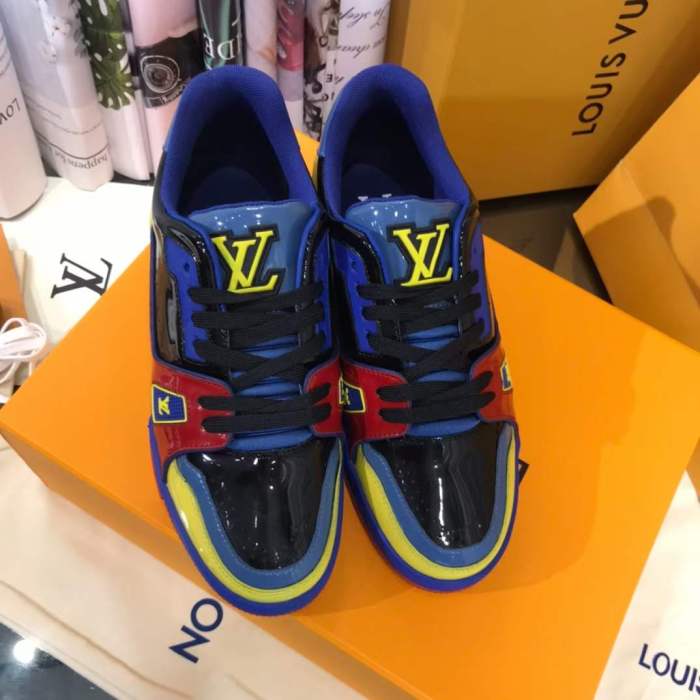  Arrenfashion Men Women L*ouis V*uitton Top Sneakers