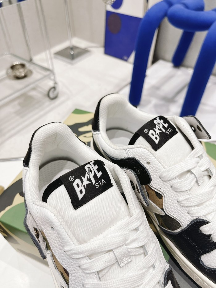  arrenfashion Men Women B*ape Top Sneaker