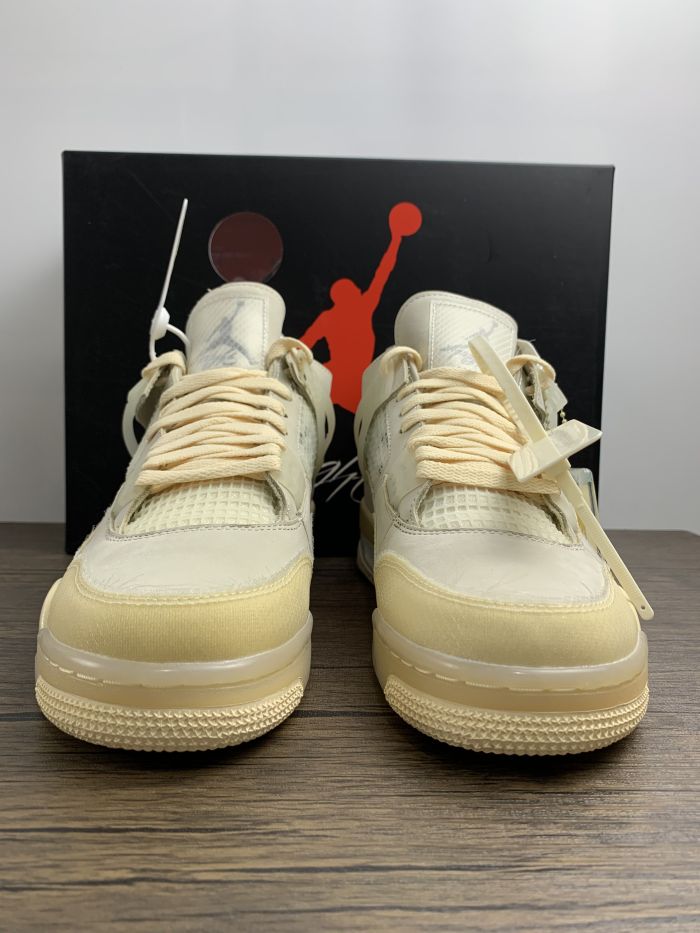 Arrenfashion WMNS Air Jordan 4 RETRO x O*ff W*hite CV9388-100