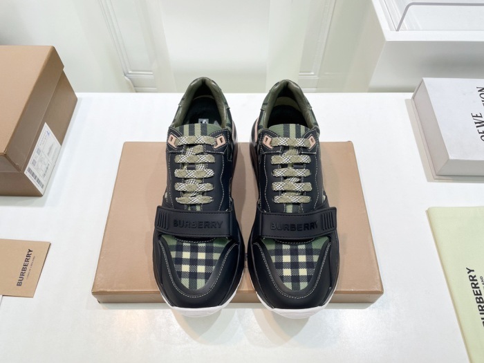  Arrenfashion Men Women B*urberry Top Sneakers