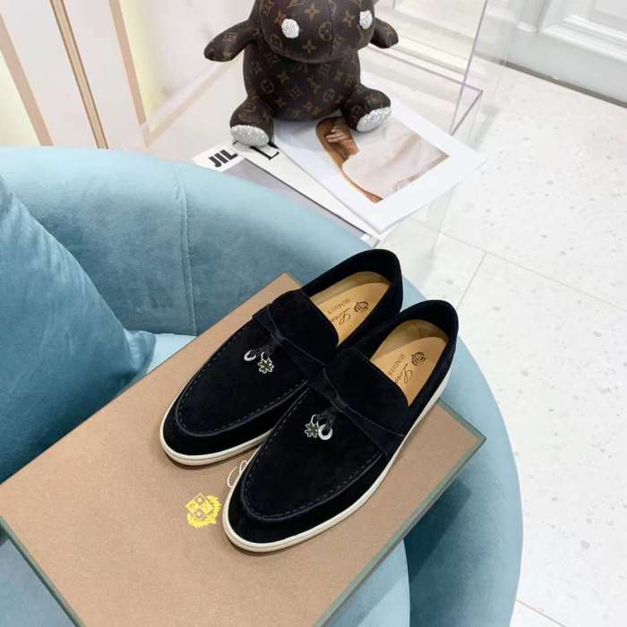 Men Women L*oro P*iana Top Loafer （Arrenfashion）