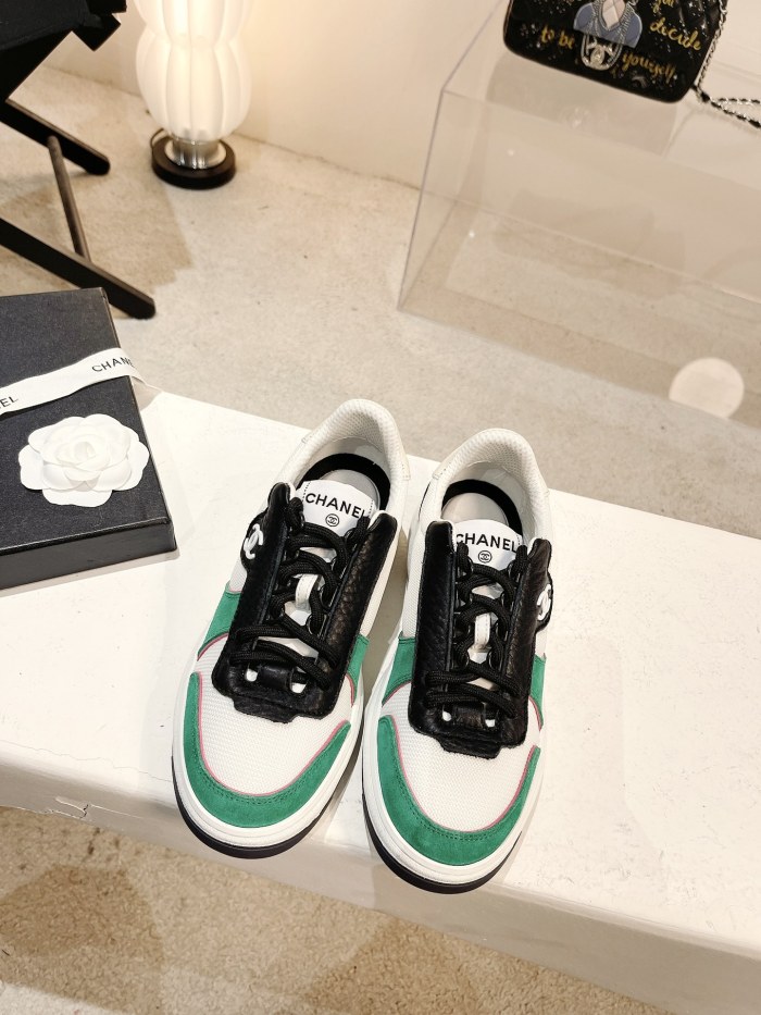  Arrenfashion Women C*hanel Top Sneaker