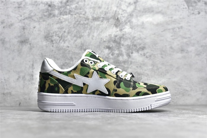 Men Women B*ape sta to low Top Sneaker ( arrenfashion)