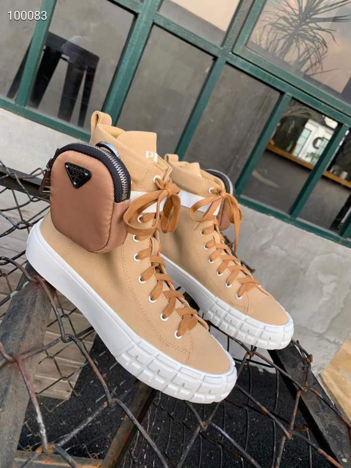  Arrenfashion Women P*rada Top Sneaker
