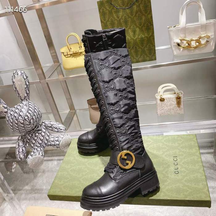 Women G*ucci Top Boots （Arrenfashion）