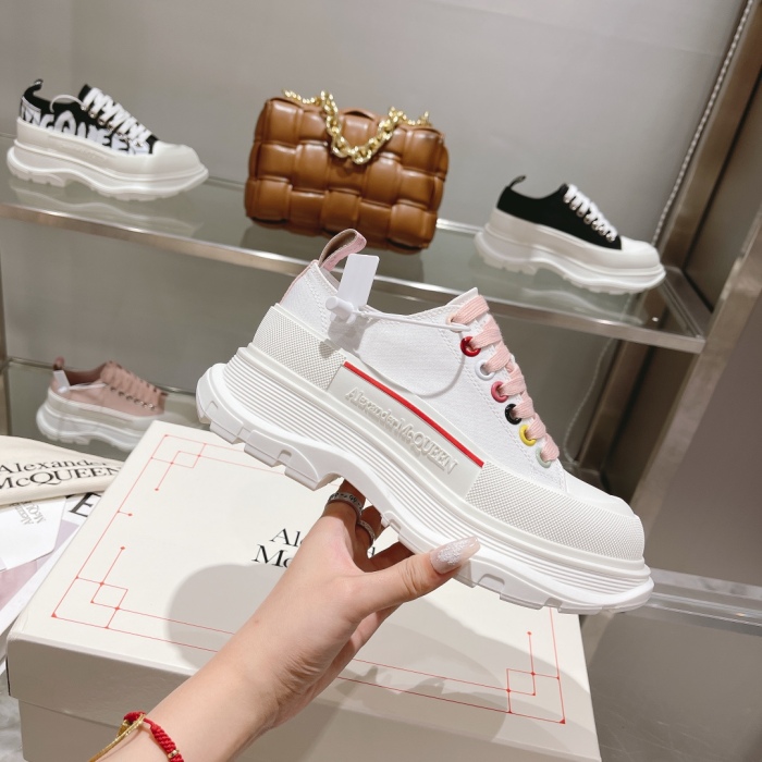 Men Women A*lexander M*cqueen Top Sneaker （ Arrenfashion ）