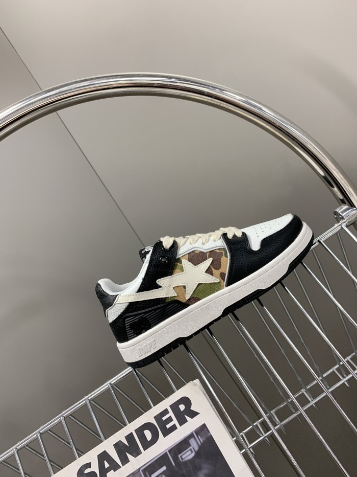  arrenfashion Men Women B*ape Top Sneaker