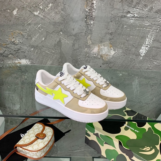 arrenfashion Men Women B*ape Top Sneaker