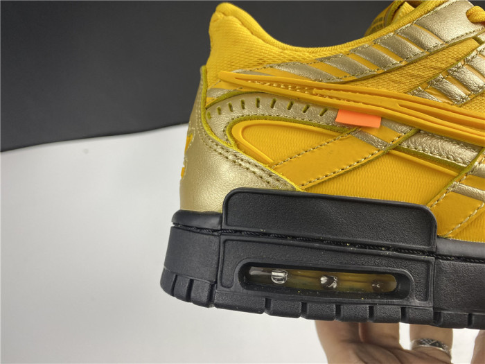  from Arrenfashion OFF-WHITE x Nike Air Rubber Dunk “University Gold” CU6015-100