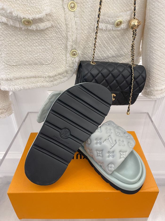 Arrenfashion Men Women L*ouis V*uitton Top Sandals