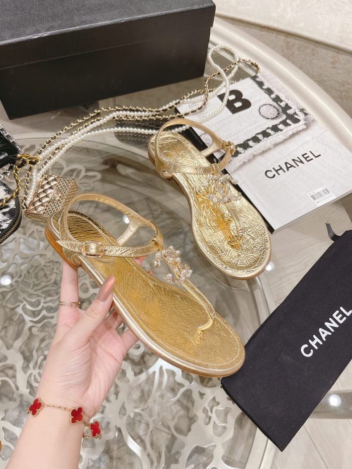  Arrenfashion Women C*hanel Top Sandals
