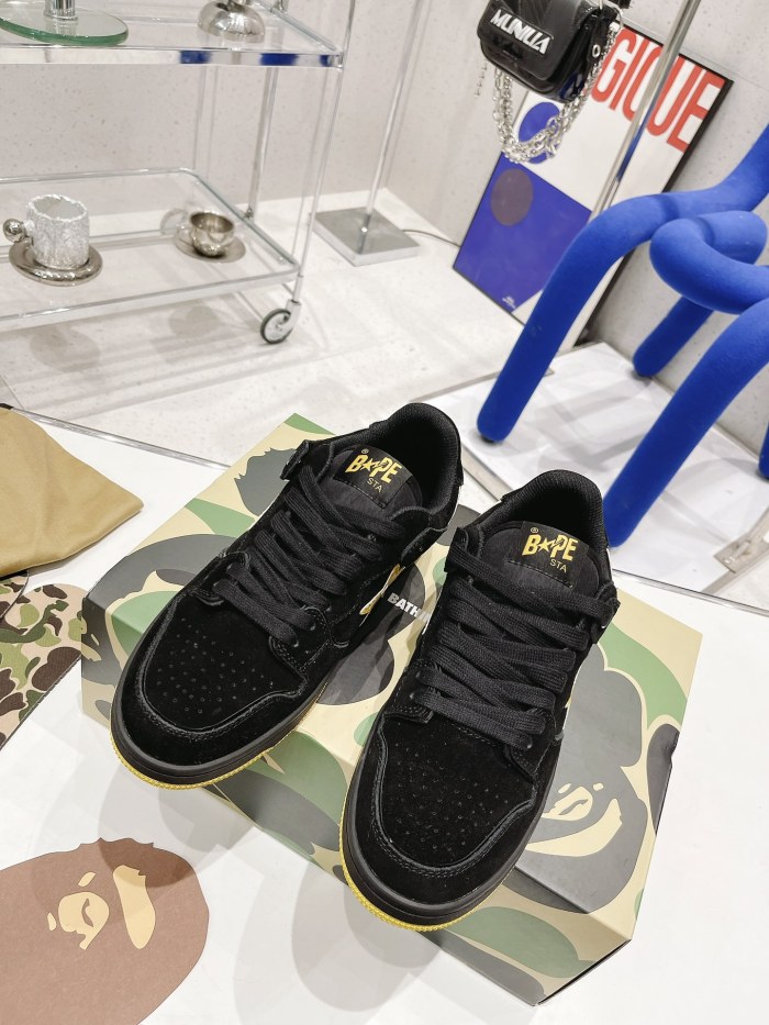  arrenfashion Men Women B*ape Top Sneaker