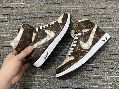  Arrenfashion Air Jordan 1 L*V Top Sneakers