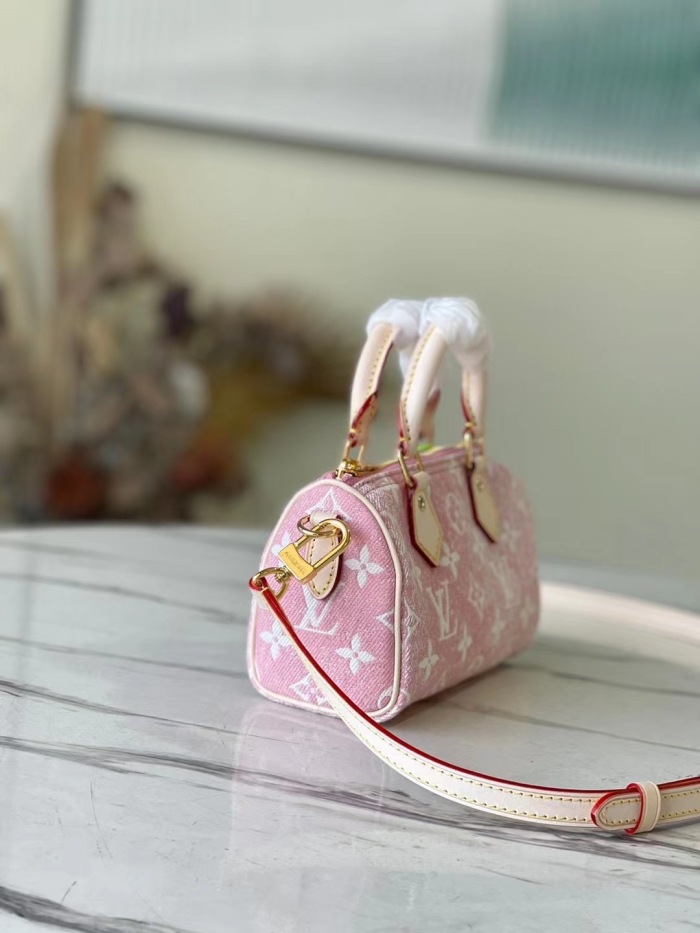  Arrenfashion Lady L*ouis V*uitton nano speedy handbag Top Quality M81213 16*10*7.5CM