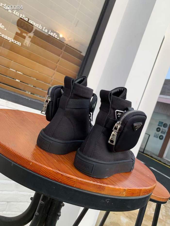  Arrenfashion Women P*rada Top Sneaker