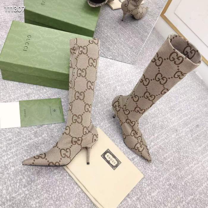 Women G*ucci Top Boots （Arrenfashion）