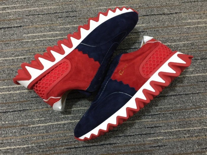  Arrenfashion Men C*hristian L*ouboutin Aurelien Flat Top Sneakers
