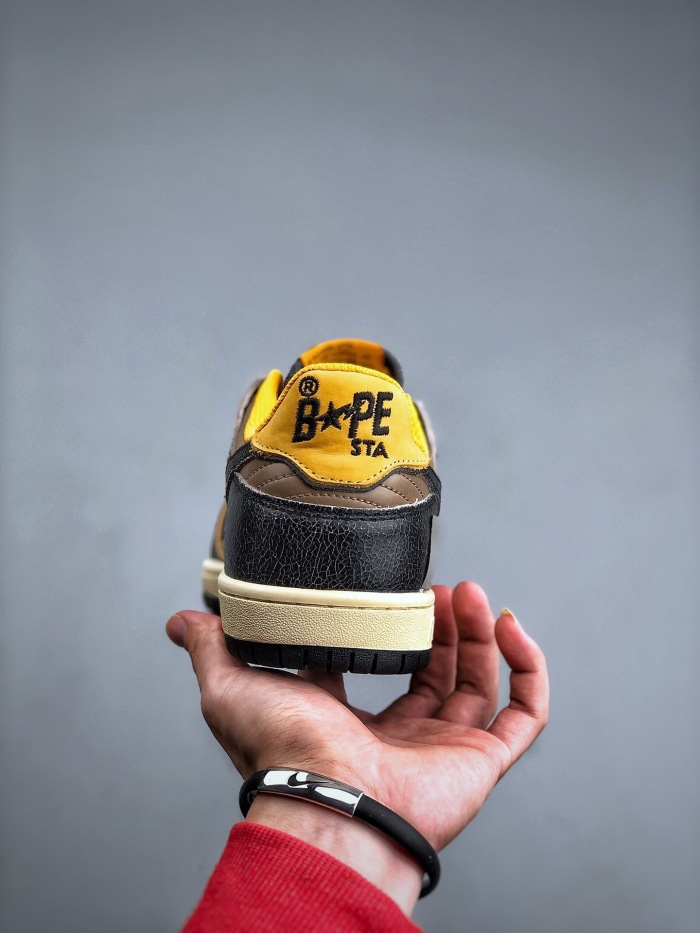 Men Women B*ape sta to low Top Sneaker ( arrenfashion)