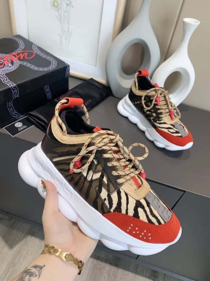  Arrenfashion Men Women V*ersace Top Sneakers