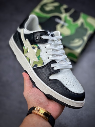  arrenfashion Men Women B*ape sk8 sta low Top Sneaker