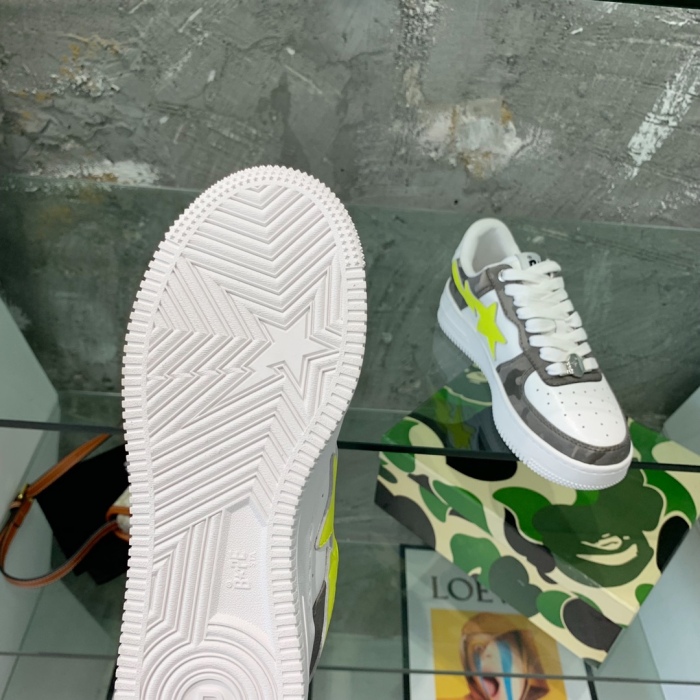  arrenfashion Men Women B*ape Top Sneaker