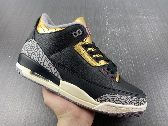  Arrenfashion Air Jordan 3 WMNS “Black Gold” CK9246-067