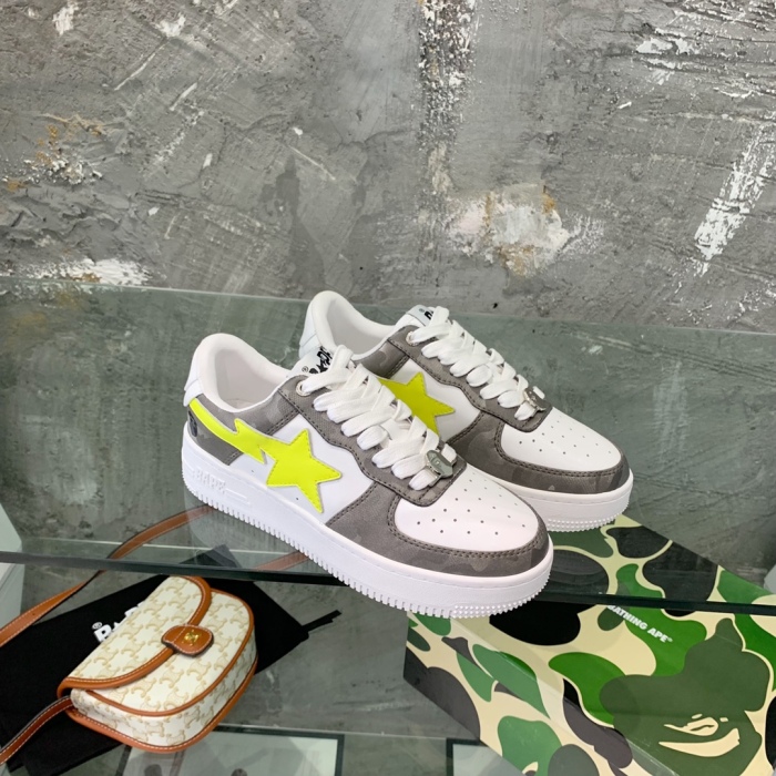  arrenfashion Men Women B*ape Top Sneaker