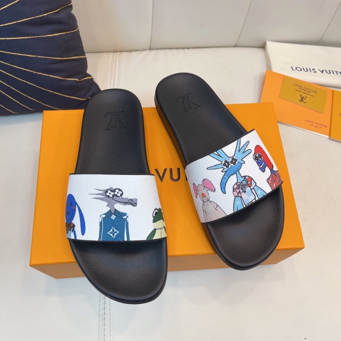 Men Women L*ouis V*uitton Top Slippers (Arrenfashion)