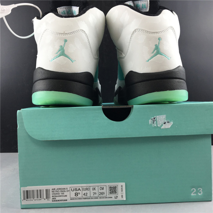  Arrenfashion Air Jordan Retro 5 IslandGreen CN2932-100