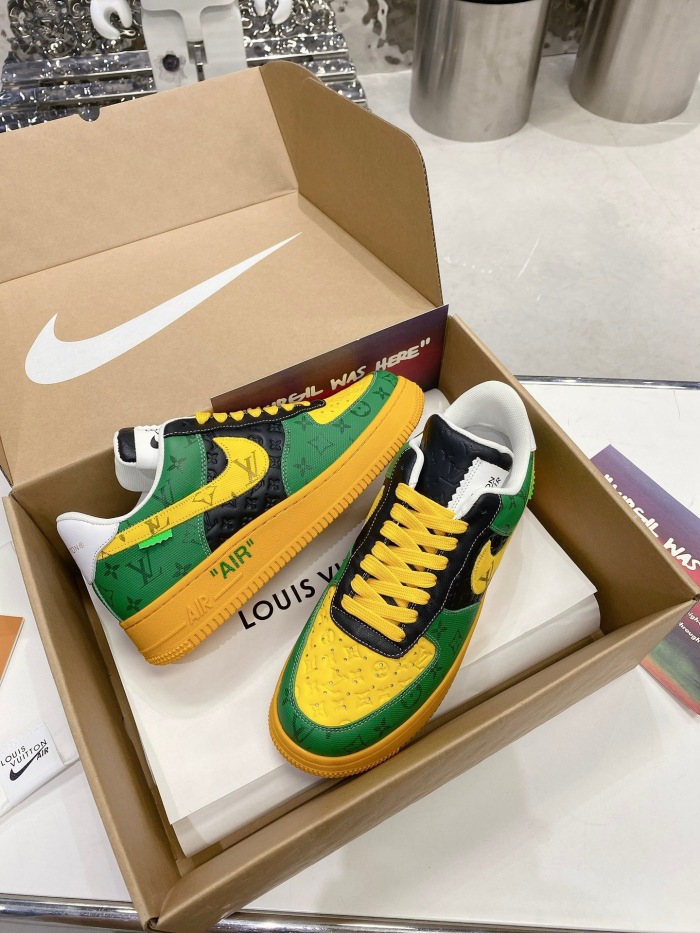  from Arrenfashion Men Women L*ouis V*uitton * nike air j*ordan1 low aj1 Top Sneakers