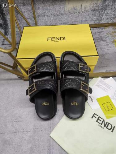 Women Men F*endi Top Sandals （ Arrenfashion）
