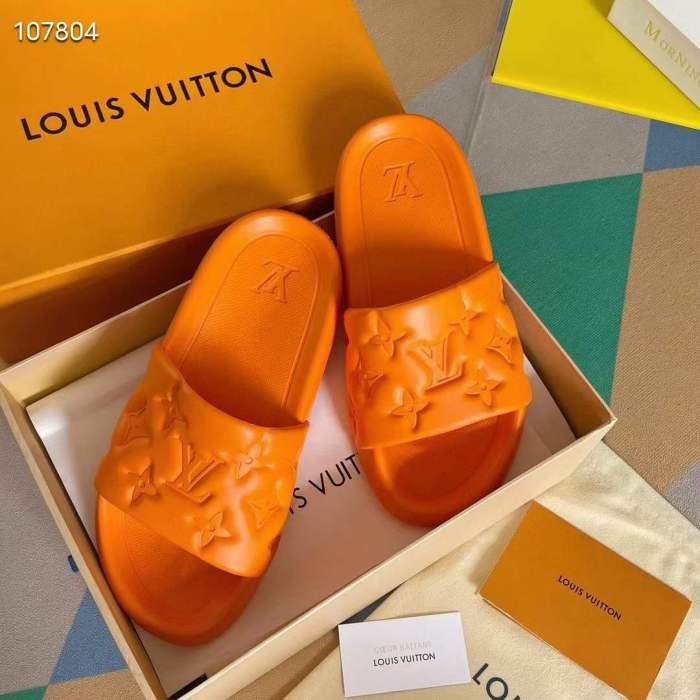 Women Men L*ouis V*uitton Top Slippers (Arrenfashion)