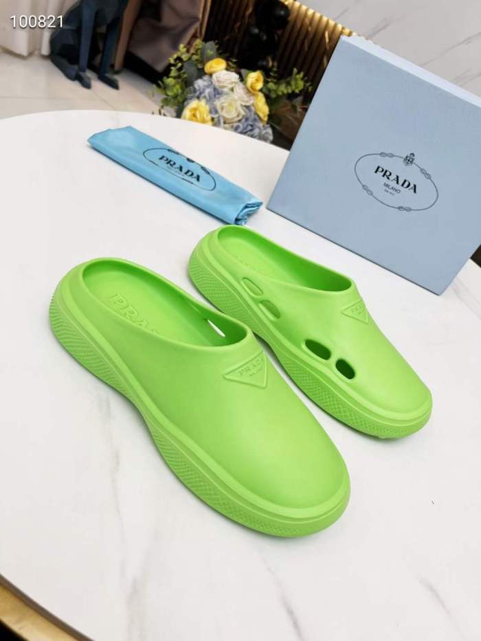 Men Women P*rada Top Slippers （ Arrenfashion ）