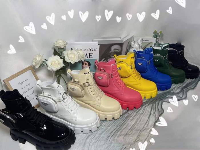  Arrenfashion Men Women P*rada Top Sneaker
