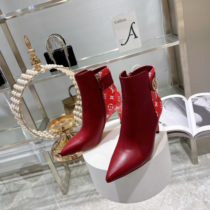 Women L*ouis V*uitton Top Boots ( Arrenfashion)
