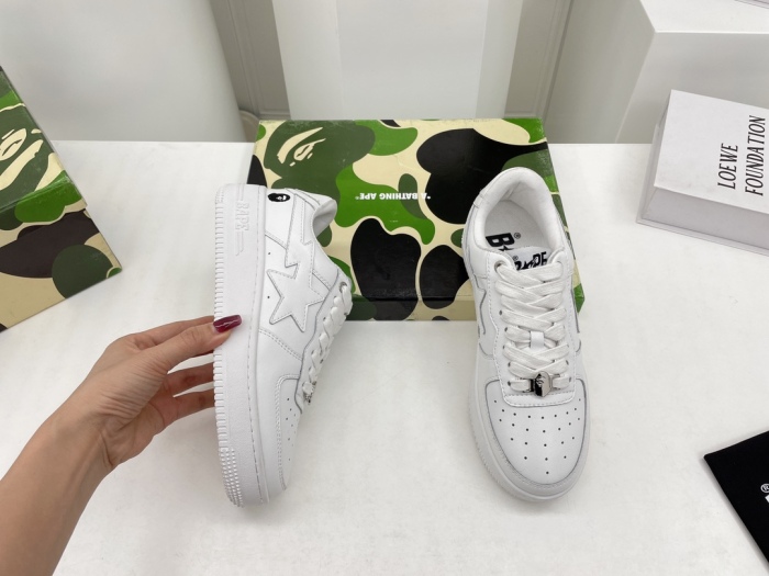 arrenfashion Men Women B*ape Top Sneaker