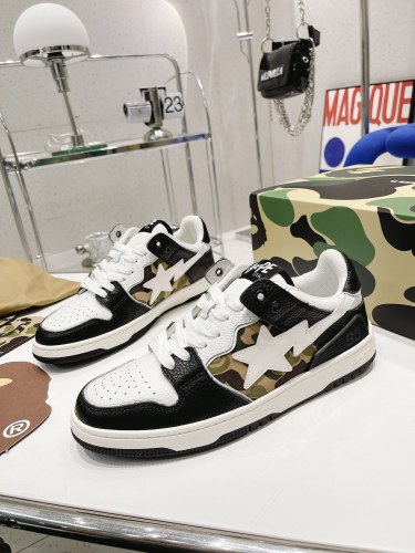  arrenfashion Men Women B*ape Top Sneaker