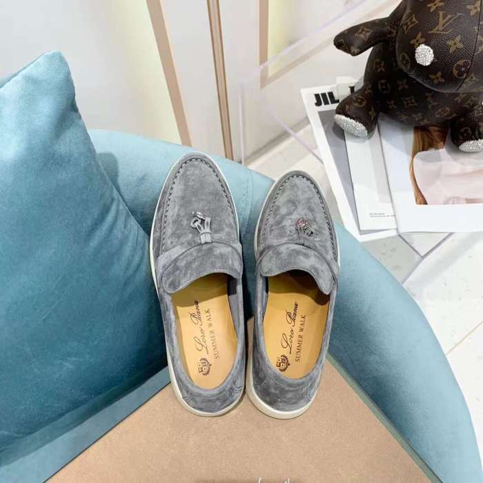 Men Women L*oro P*iana Top Loafer （Arrenfashion）