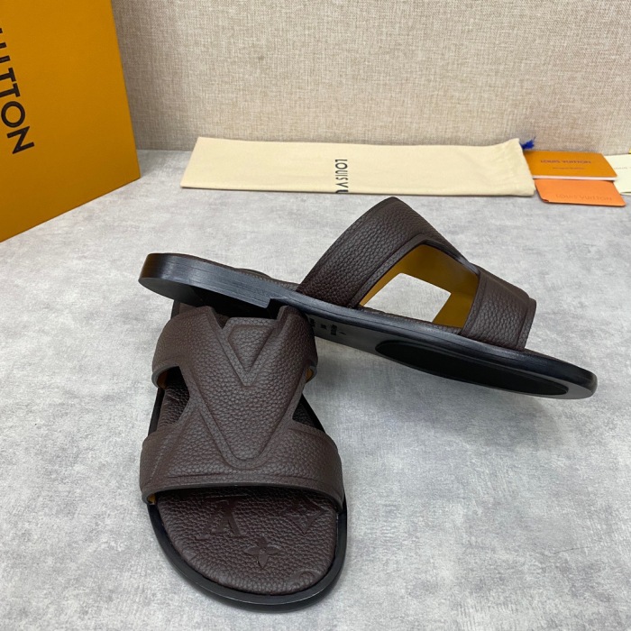 Men L*ouis V*uitton Top Slippers (Arrenfashion)