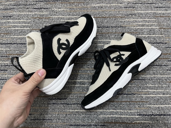  Arrenfashion Women C*hanel Top Sneaker