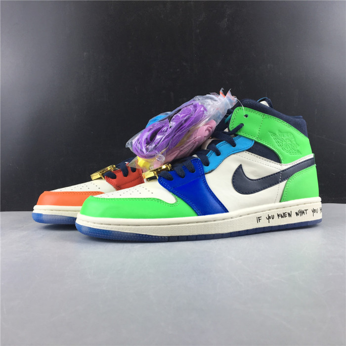  Arrenfashion Melody Ehsani x Air Jordan 1 Mid WMNS Fearless CQ7629-100