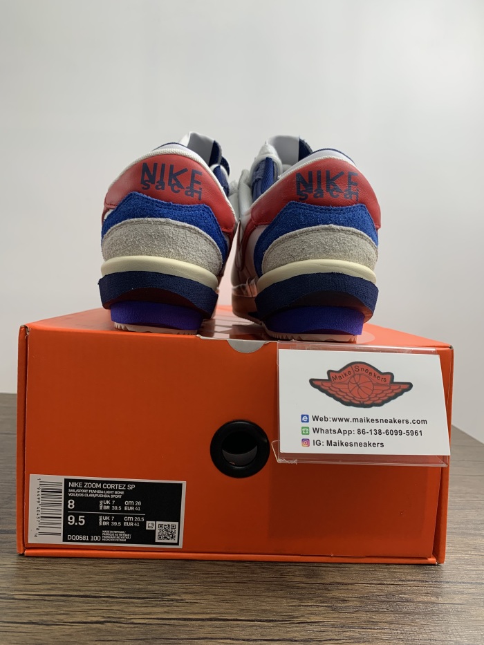  from Arrenfashion Sacai x NIKE air Zoom Cortez 4.0 DQ0581-001
