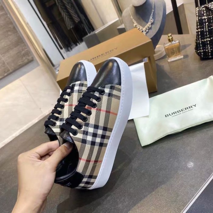  Arrenfashion Men Women B*urberry Top Sneaker