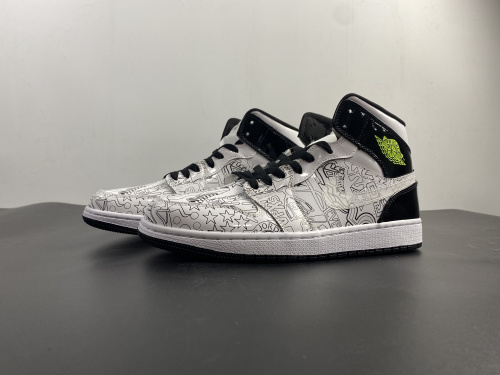  Arrenfashion Air Jordan 1 Mid DC4099-100