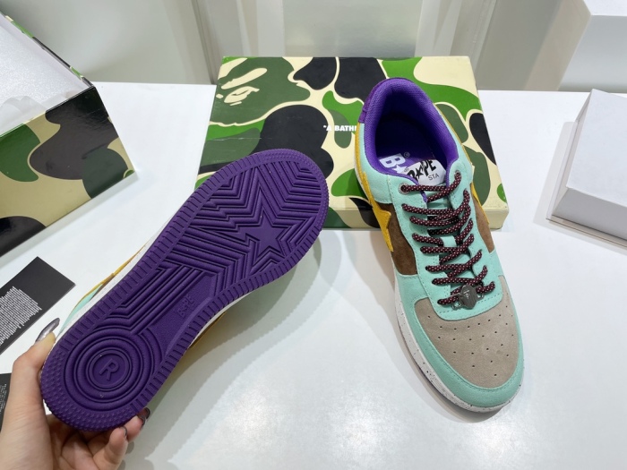  arrenfashion Men Women B*ape Top Sneaker